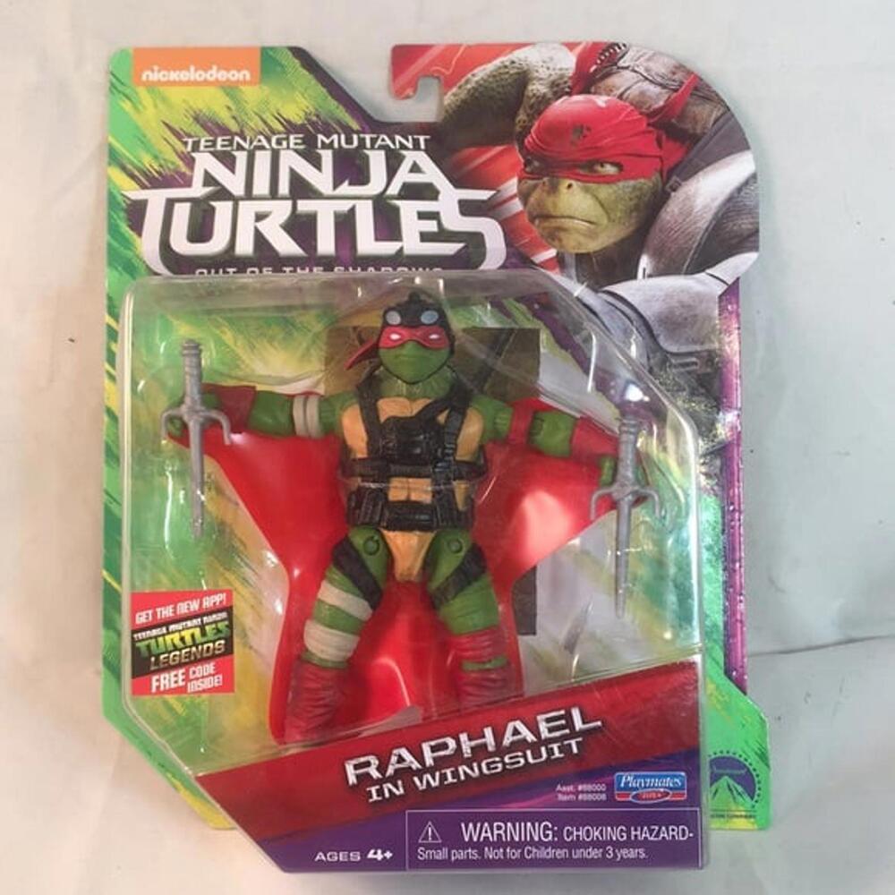 Teenage Mutant Ninja Turtles Out Of The Shadows - Raphael in Wingsuit *NIB